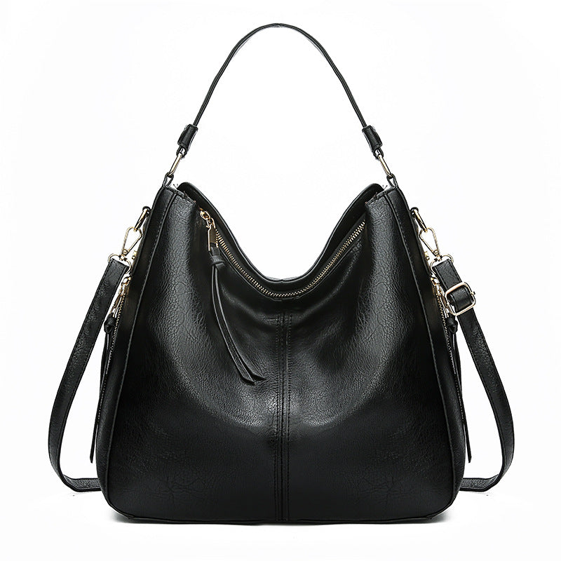 Monique™ | Vintage Leren Schoudertas