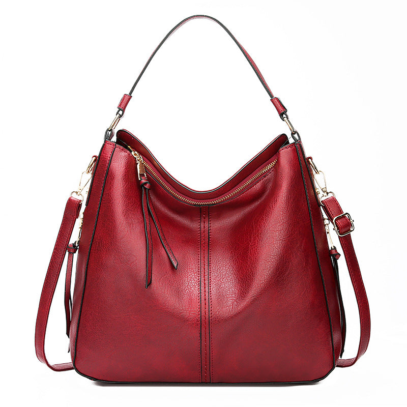 Monique™ | Vintage Leren Schoudertas