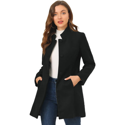 Pocket 3 Breasted Slim Coat Jacket