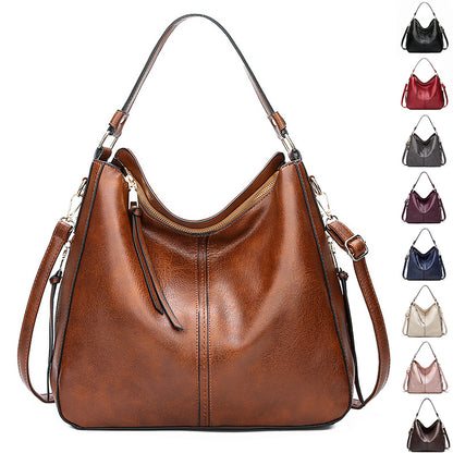 Monique™ | Vintage Leren Schoudertas