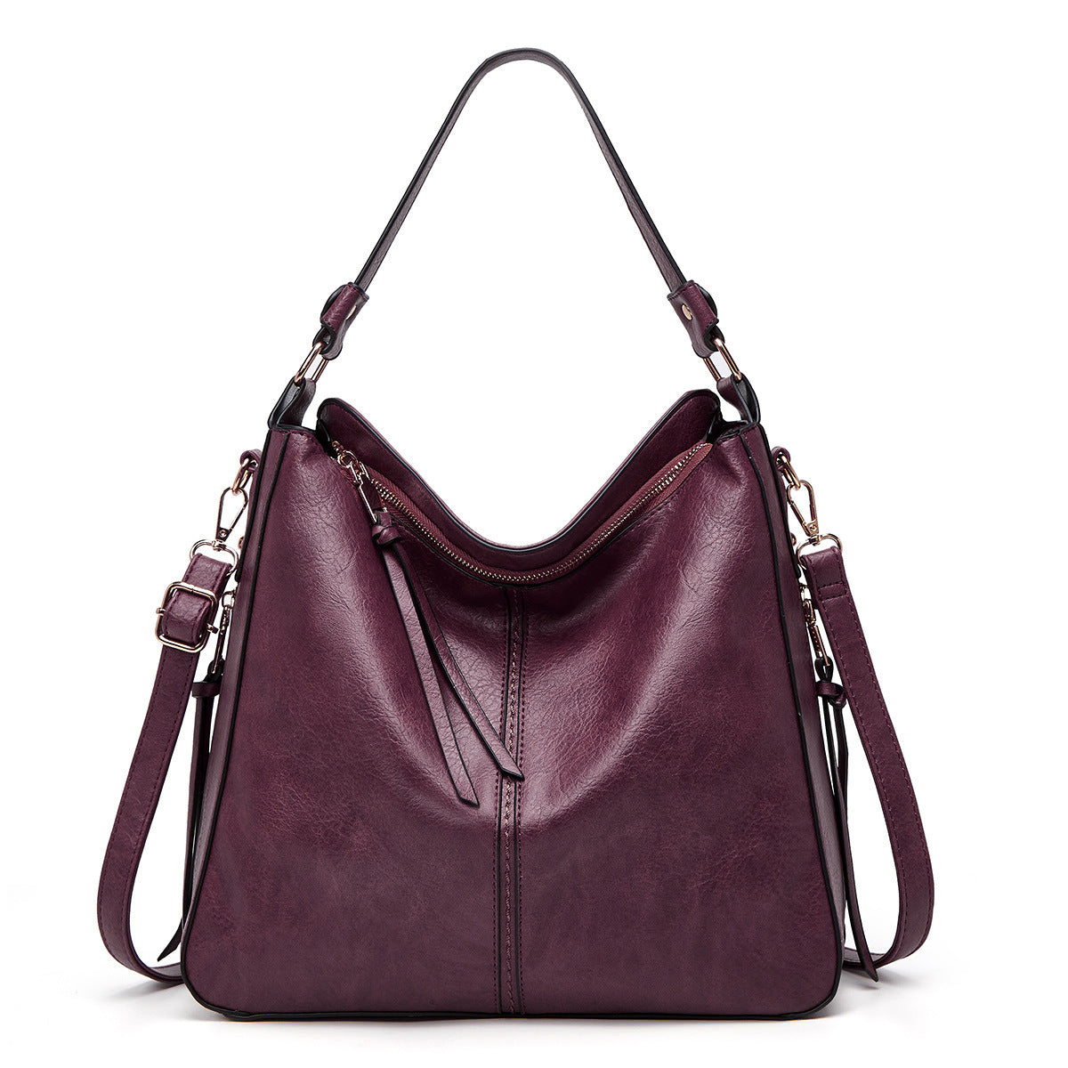 Monique™ | Vintage Leren Schoudertas
