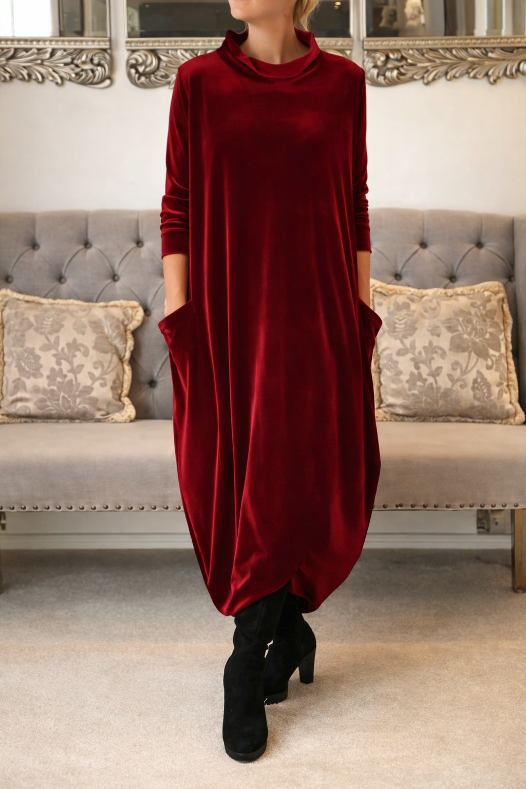 Hendrika™ | Elegante & Comfortabele Fluwelen Jurk