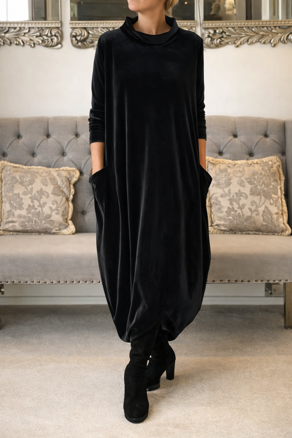 Hendrika™ | Elegante & Comfortabele Fluwelen Jurk