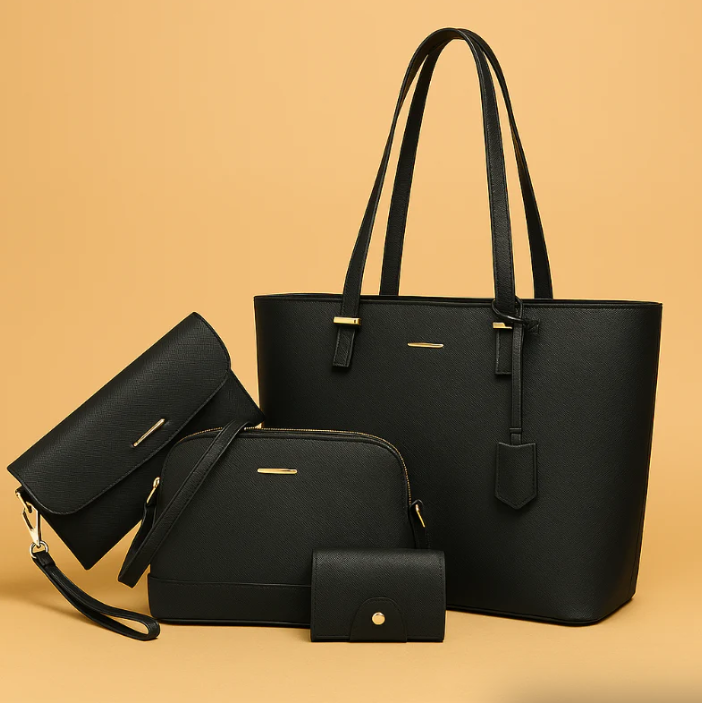 Carice™ | Luxe 3-Delig Tassenset van Vegan Leer