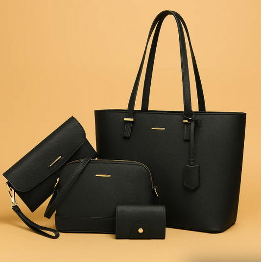 Carice™ | Luxe 3-Delig Tassenset van Vegan Leer