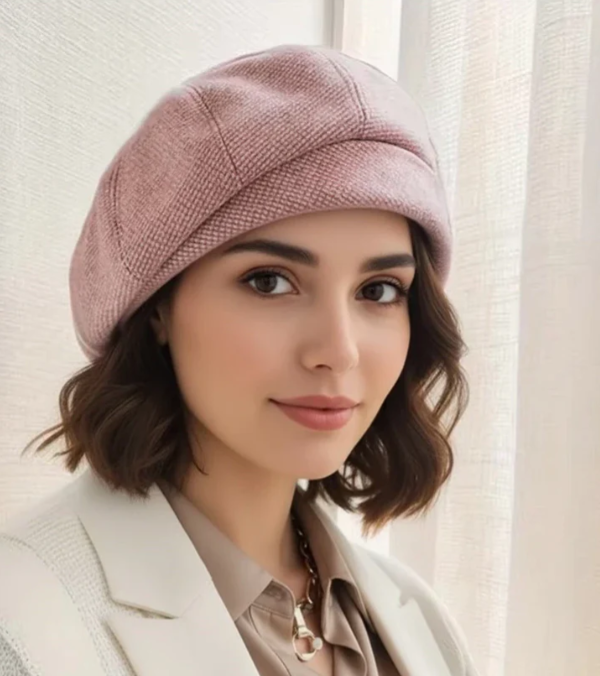Nia™ | Zacht-stijlvolle Parijse baret met tijdloze elegantie